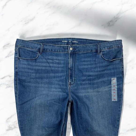 Old Navy Wow High Rise Super Skinny Jeans Plus Size 26 Short Campeche 734884 - Picture 5 of 10